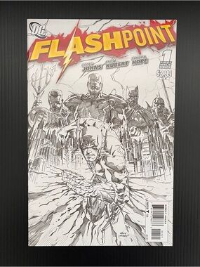 🔑 Flashpoint #1 1:25 Andy Kubert Sketch Variant 1st Thomas Wayne Batman DC 2011
